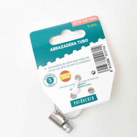 ABRAZADERA METAL 12-22MM X2 VERDECORA