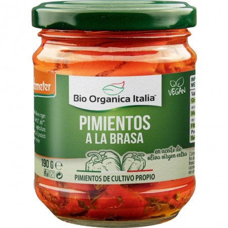 PIMIENTO BRASA ACEITE BIO ORGANICA ITALIA 190 G