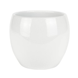 MACETERO COCO BLANCO D16X H13CM