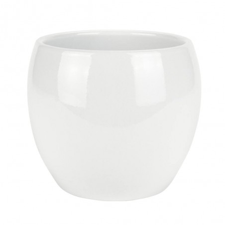 MACETERO COCO BLANCO D16X H13CM