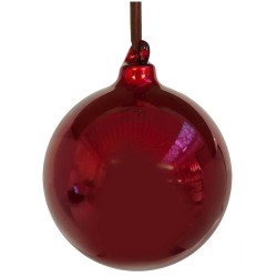BOLA CRISTAL ROJO BRILLANTE