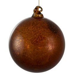 BOLA MARRÓN ANTIGUA 10CM