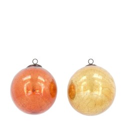 BOLA CRISTAL NARANJA - OCRE