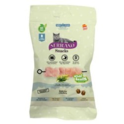 SERRANO SNACKS GATO SALUD BUCAL POLLO 50 GR