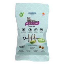 SERRANO SNACKS GATO SALUD BUCAL SARDINA 50 GR