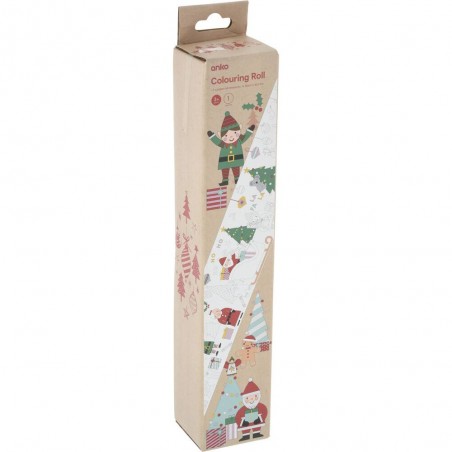 ROLLO NAVIDAD PARA COLOREAR 32CM