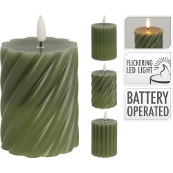 VELA LED SURTIDO VERDE