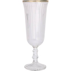 COPA CHAMPÁN BORDE DORADO 120 ML