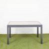 MESA EXTENSIBLE THAIS ALUMINIO GRAFITO