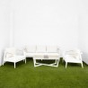 CONJUNTO KENIA BLANCO 4 PIEZAS