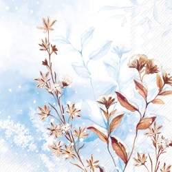 ICY BRANCHES LIGHT BLUE SERVILLETA