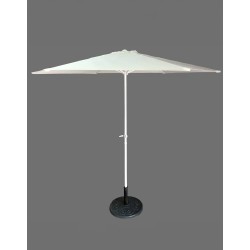 PARASOL BLANCO 3M ALUMINIO