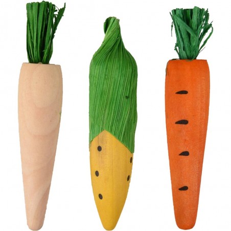 JUGUETE ROEDOR ZANAHORIA Y MAIZ