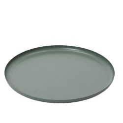 BANDEJA METÁLICA VERDE D42CM