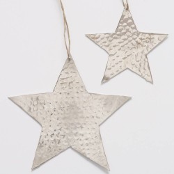 ESTRELLA DECORATIVA PLATA