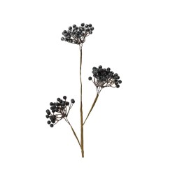 VARA ARTIFICIAL BERRIES AZULES 50CM