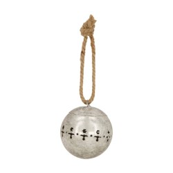 CASCABEL METÁLICO COLGANTE D10CM