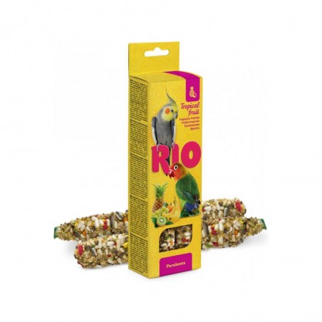RIO BARRITAS FRUTA TROPICAL COTORRAS 150G