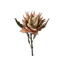 ALCACHOFA ARTIFICIAL OCRE 72CM VARA