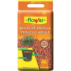 FLOWER BOLAS DE ARCILLA