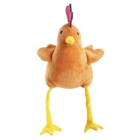 PELUCHE GALLINA NARANJA