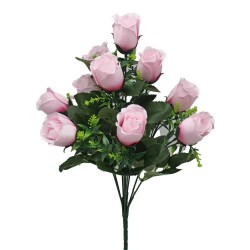RAMO ARTIFICIAL 10 ROSAS ROSA SUAVE