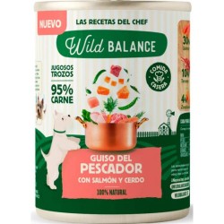 LATA DE SALMÓN Y CERDO PARA PERRO 400G WILD BALANCE