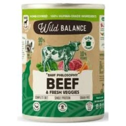 LATA DE TERNERA PARA PERRO 400G WILD BALANCE