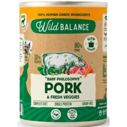 LATA DE CERDO PARA PERRO 400G WILD BALANCE