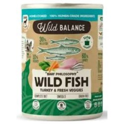 LATA DE PESCADO PARA PERRO 400G WILD BALANCE