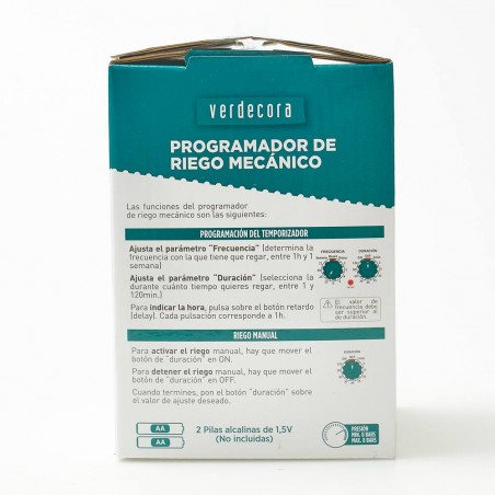 PROGRAMADOR RIEGO MECANICO VERDECORA