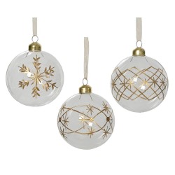 BOLA CRISTAL ORO D8CM