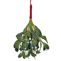 MUÉRDAGO TERCIOPELO 30CM