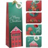 BOLSA REGALO BOTELLA NAVIDAD
