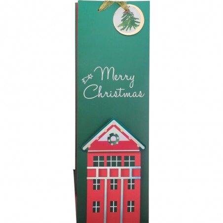 BOLSA REGALO BOTELLA NAVIDAD