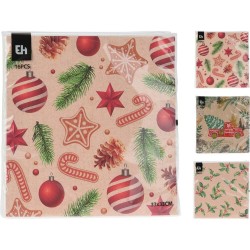 SERVILLETA XMAS 33X33CM