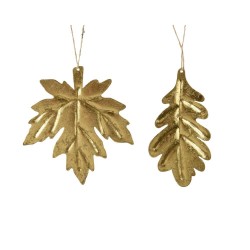 HOJA METÁLICA DORADA 16.5CM