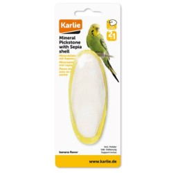 HUESO SEPIA CON PIEDRA MINERAL KARLIE