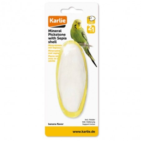 HUESO SEPIA CON PIEDRA MINERAL KARLIE