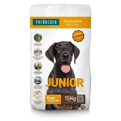 PIENSO PERRO JUNIOR POLLO VERDECORA 15KG