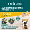 Pienso perro junior pollo verdecora 15 kg