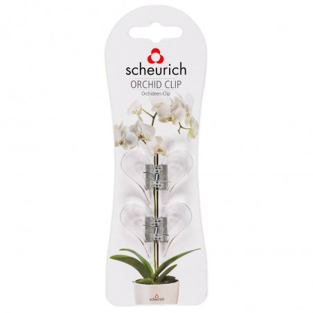 PINZA TRANSPARENTE PARA ORQUÍDEAS 2 UDS