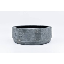MACETERO BOWL MILA GRIS D30XH11CM