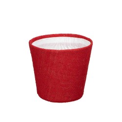 MACETERO YUTE CALM 15X14CM ROJO