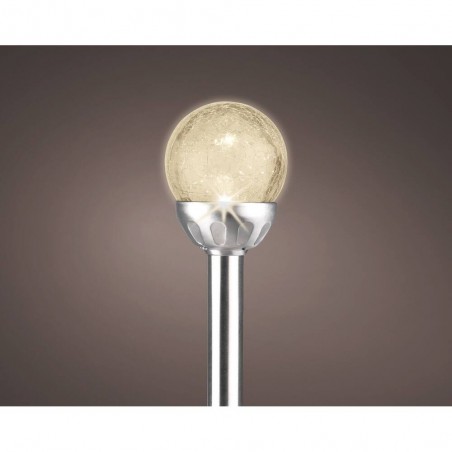 BALIZA SOLAR BOLA MICRO LED 30X8.5CM