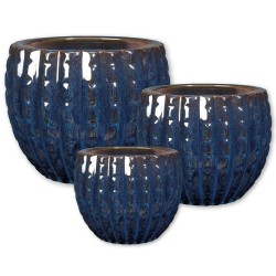 MACETA VASO MAJORELLE MARINO