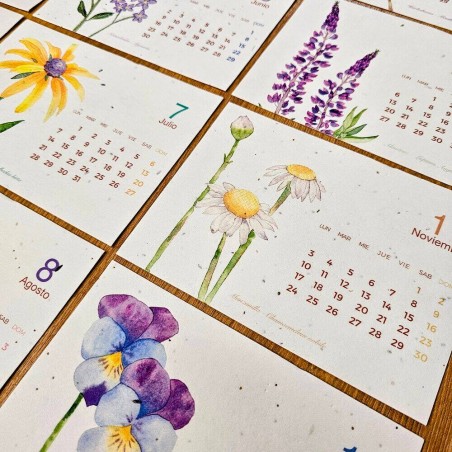 CALENDARIO PLANTABLE FLORES 2025
