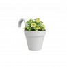 MACETA CAPRI BALCÓN BLANCO 20CM