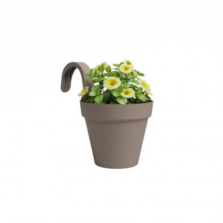 MACETA CAPRI BALCÓN TOPO 20CM