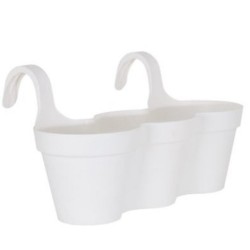 MACETA CAPRI BALCÓN TOPO 20CM